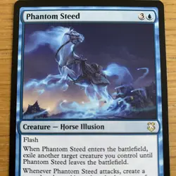 MTG Phantom Steed Adventures in the Forgotten Realms Commander NM Rare Magic - Image 2
