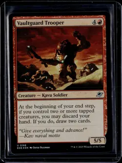 Vaultguard Trooper - 166 - Foil - EOE - NM - MTG Magic the Gathering - Image 1