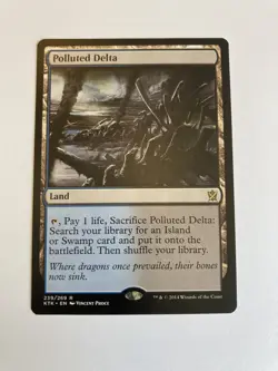 Polluted Delta - Khans of Tarkir - Magic the Gathering MTG - Near Mint NM - Image 1
