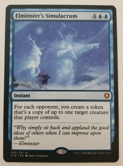 1x Elminster's Simulacrum Baldurs' Gate MTG Magic the Gathering NM - Image 1