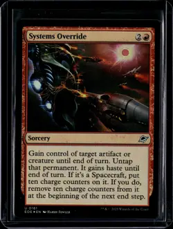 Systems Override - 161 - Foil - EOE - NM - MTG Magic the Gathering - Image 1