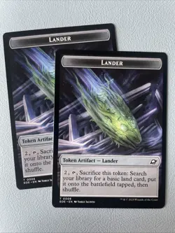 2 X Human Soldier Token 0002 Lander 0008 Edge of Eternities MTG - Image 1