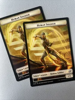 2 X Human Soldier Token 0002 Lander 0008 Edge of Eternities MTG - Image 2