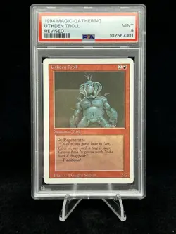 UTHDEN TROLL Revised Edition 1994 Magic the Gathering MTG PSA 9 MINT 🔥Low Pop🔥 - Image 1