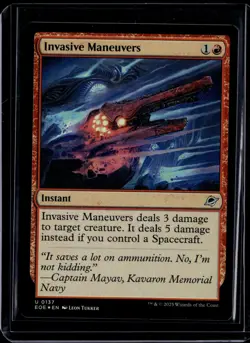 Invasive Maneuvers - 137 - Foil - EOE - NM - MTG Magic the Gathering - Image 1