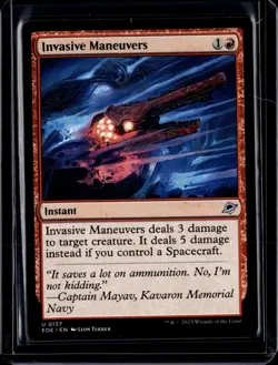 Invasive Maneuvers - 137 - EOE - NM - MTG Magic the Gathering - Image 1