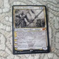 MTG - Dakkon, Shadow Slayer Showcase Sketch - Modern Horizons 2 - Image 1