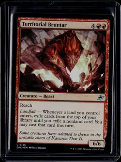 Territorial Bruntar - 165 - Foil - EOE - NM - MTG Magic the Gathering - Image 1