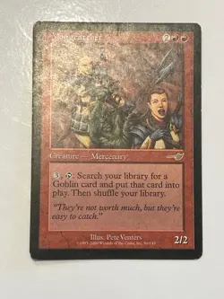 MTG Moggcatcher Nemesis Rare Red Lightly Played #2 - Image 1