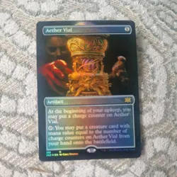 MTG - Aether Vial Borderless Art Foil Double Masters 2022 - Image 1