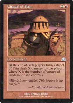 Citadel of Pain Prophecy NM Red Uncommon MAGIC THE GATHERING MTG CARD - Image 1