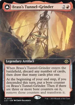 MTG Brass's Tunnel-Grinder Extended Art 373 The Lost Caverns of Ixalan NM Card - Image 1