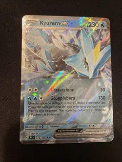 POKEMON CARD KYUREM EX 028/086 LUCE NERA ITALIANA NM - Image 1