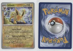Jolteon Reverse Foil Pokemon Prismatic Evolutions PRE #029 1gl7 - Image 3
