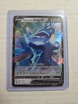 Pokemon TCG Origin Forme Dialga V 113/189 Swsh10: Astral Radiance Ultra Rare - Image 1