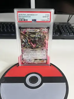 Rayquaza EX 122/XY-P PSA 10 Japanese Pokemon 2015 - Image 1