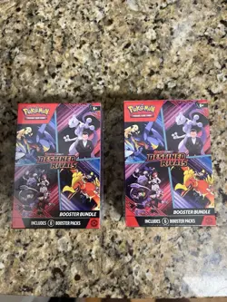Pokemon TCG Scarlet & Violet Destined Rivals Booster Bundle **LOT OF 2** - Image 1