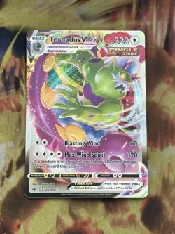 TORNADUS VMAX (125/198) Ultra Rare Chilling Reign NM Pokemon TCG - Image 1