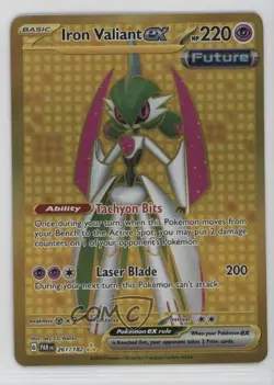 Hyper Rare - Iron Valiant ex Pokemon Scarlet & Violet Paradox Rift (PAREN) e3m - Image 1