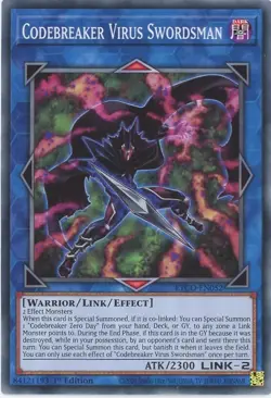 ETCO-EN052 Codebreaker Virus Swordsman 1st Edition YuGiOh - Image 1