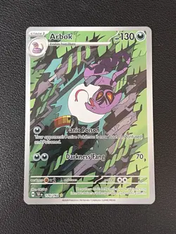 Pokemon TCG Card - Arbok 176/162 - Temporal Forces Illustration Rare - Image 1