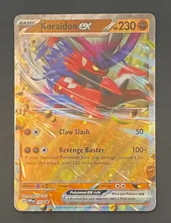 Pokemon Card Koraidon EX 197 Black Star Promo - Near Mint - Image 1
