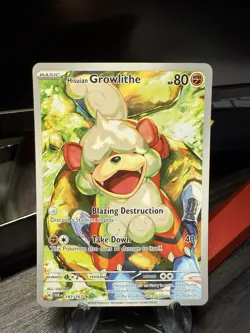 Hisuian Growlithe 181/167 Sv06: Twilight Masquerade Pokemon Card - Image 1
