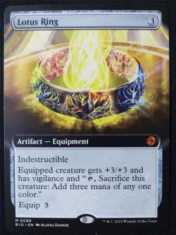 Lotus Ring Extended Art - BIG - Mtg Card #1EC - Image 1