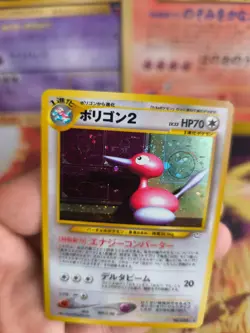 Pokemon Karte Card Porygon 2 Neo Revelation Legends Holo Wotc japanese NM Swirl - Image 3