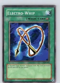 Yu-Gi-Oh TCG Electro-Whip LOB-093 Unlimited Regular Common Card NM - Image 1