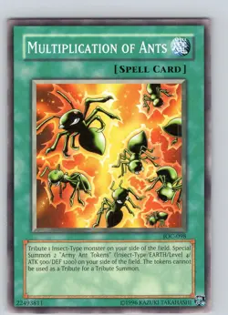 Yu-Gi-Oh TCG Multiplication Of Ants IOC-098 Unlimited Regular Common Card NM - Image 1