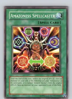 Yu-Gi-Oh TCG Amazoness Spellcaster MFC-084 Unlimited Regular Common Card NM - Image 1