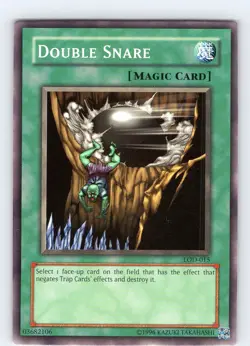 Yu-Gi-Oh TCG Double Snare LOD-015 Unlimited Regular Common Card NM - Image 1