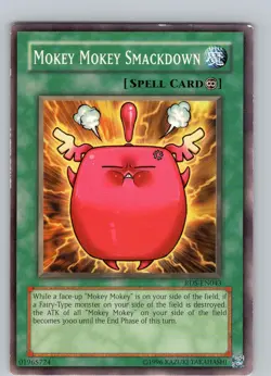 Yu-Gi-Oh TCG Mokey Mokey Smackdown RDS-EN043 Unlimited Common Card Played LP - Image 1
