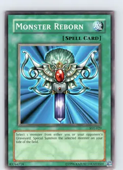 Yu-Gi-Oh TCG Monster Reborn SYE-029 Unlimited Regular Common Card LP-NM - Image 1
