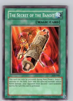 Yu-Gi-Oh TCG The Secret Of The Bandit LOD-085 Unlimited Common Card LP-NM - Image 1
