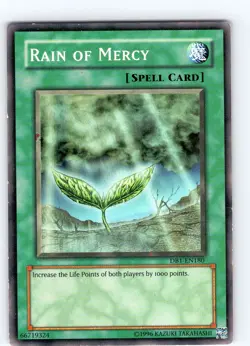 Yu-Gi-Oh TCG Rain Of mercy DB1-EN180 Unlimited Regular Common Card LP-NM - Image 1