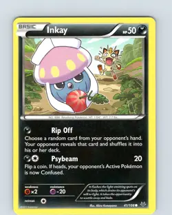 Pokemon TCG Inkay XY Roaring Skies 41/108 Regular Common Card LP-NM - Image 1