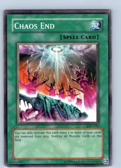 Yu-Gi-Oh TCG Chaos End IOC-036 Unlimited Regular Common Card Played LP - Image 1