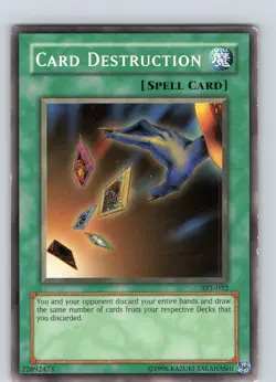 Yu-Gi-Oh TCG Card Destruction SYE-032 Unlimited Regular Common Card Played LP - Image 1