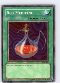 Yu-Gi-Oh TCG Red Medicine LOB-054 Unlimited Regular Common Card LP-NM - Image 1