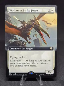 MTG: Skyhunter Strike Force 031 (Extended Art) Commander: Phyrexia Rare NM - Image 1