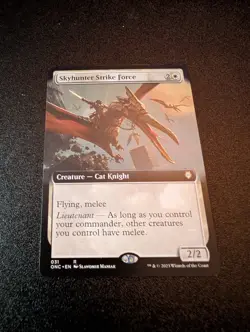 MTG: Skyhunter Strike Force 031 (Extended Art) Commander: Phyrexia Rare NM - Image 1
