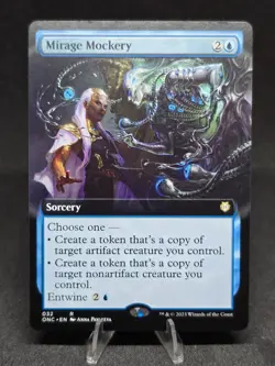 MTG Mirage Mockery 032 Phyrexia: All Will Be One Extended Art Rare NM - Image 1