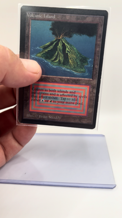 RARE MAGIC THE GATHERING VOLCANIC ISLAND BETA MTG STORED CAREFULLY SINCE 1993 - Image 2