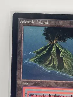 RARE MAGIC THE GATHERING VOLCANIC ISLAND BETA MTG STORED CAREFULLY SINCE 1993 - Image 3