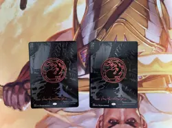 MTG Phyrexia All Will Be One Oil Slick Raised Foil Land 10 5 set 5 of each type - Image 2