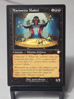 MTG - Commander: The Brothers' War - Marionette Master - Retro Border - Image 1