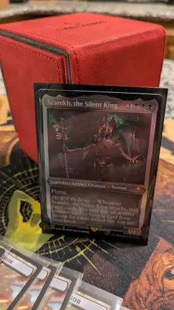 Magic MTG Warhammer 40K Necron Dynasties, Commander Deck w/ Gamegenic Deck Box - Image 1