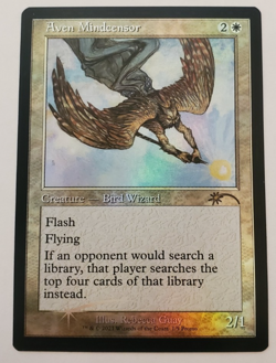 1x Aven Mindsensor Retro Frame Promo FOIL MTG Magic the Gathering NM - Image 1